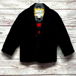 Collegiate Apparel Boys Black Corduroy Jacket 3t